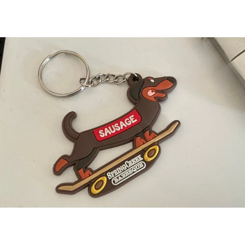 Spring Creek BBQ “Sausage Dog” Keychain